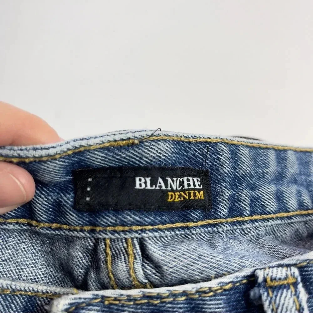 Blanche Denim Distressed Shorts - Picture 12 of 12